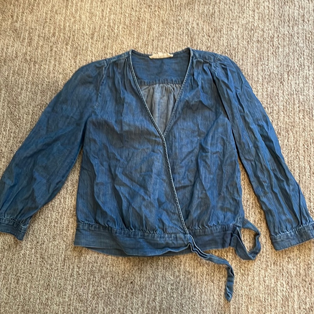 Madewell Wrap Tie Top
